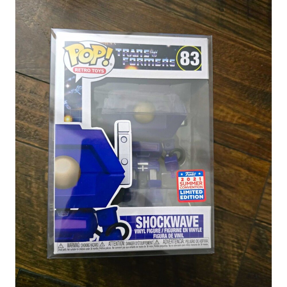 Funko Pop! Retro Toys Transformers Shockwave #83 Vinyl Figure 2021 Convention